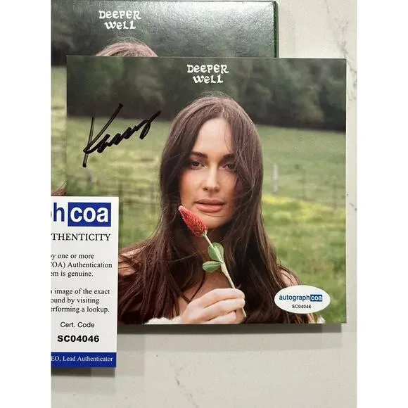 Kacey Musgraves SIGNED Autographed Deeper Well CD COA ACOA